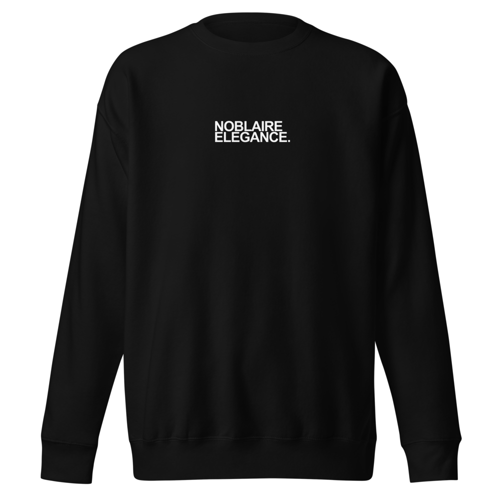 THE REFINED SWEATER - ZWART