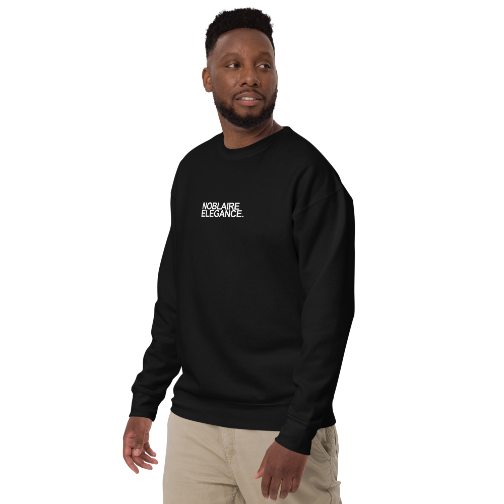 THE REFINED SWEATER - ZWART