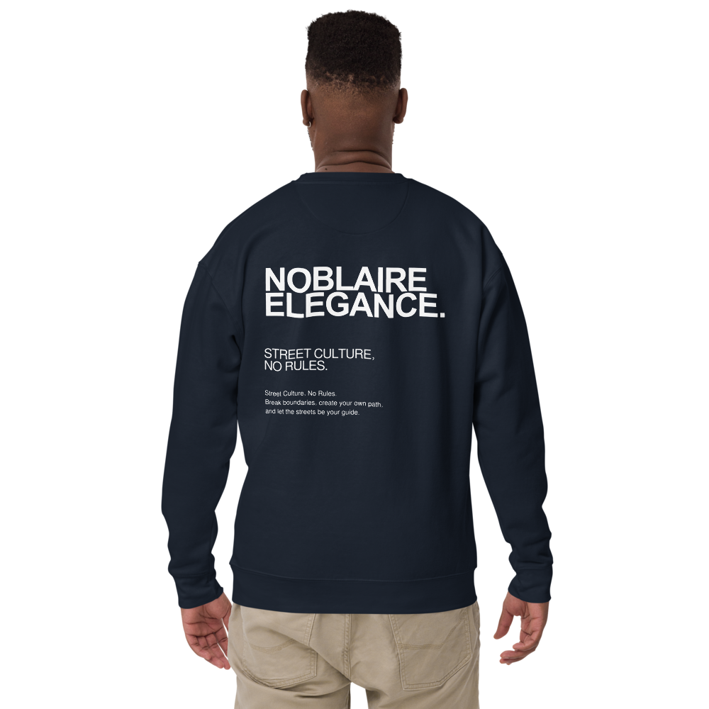 THE REFINED SWEATER - NAVY BLAUW
