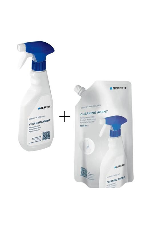Geberit AquaClean Reinigingsmiddel 500ml – Geschikt voor Mera, Tuma, Sela, 4000 & 5000 Modellen + 1000ml navulling