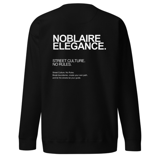 THE REFINED SWEATER - ZWART