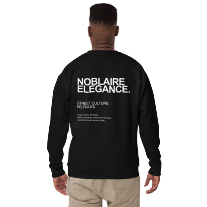 THE REFINED SWEATER - ZWART