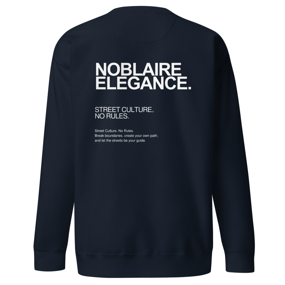 THE REFINED SWEATER - NAVY BLAUW